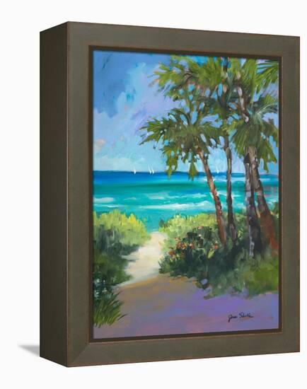 Caribbean View I-Jane Slivka-Framed Stretched Canvas