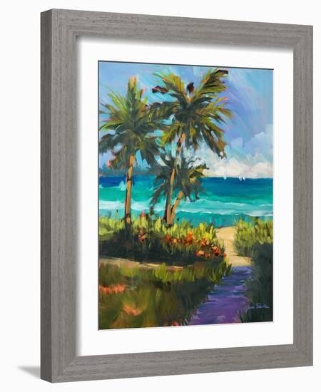 Caribbean View II-Jane Slivka-Framed Art Print