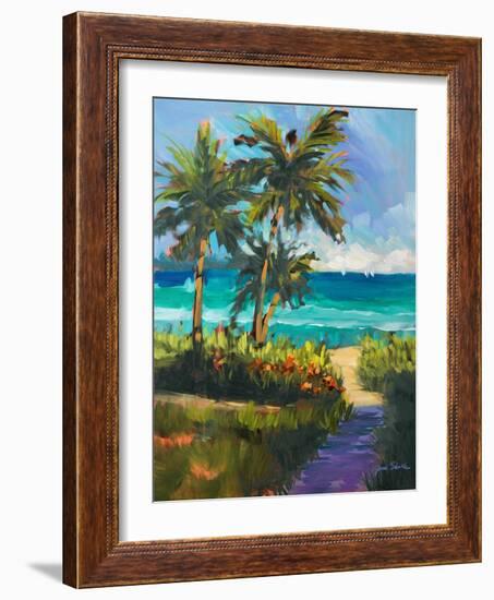 Caribbean View II-Jane Slivka-Framed Art Print