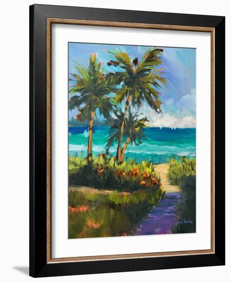 Caribbean View II-Jane Slivka-Framed Art Print