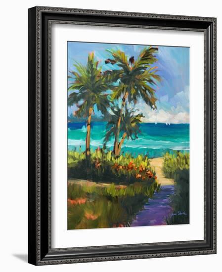 Caribbean View II-Jane Slivka-Framed Art Print