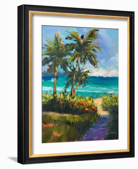 Caribbean View II-Jane Slivka-Framed Art Print