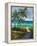 Caribbean View II-Jane Slivka-Framed Stretched Canvas