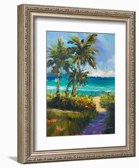 Caribbean View II-Jane Slivka-Framed Art Print