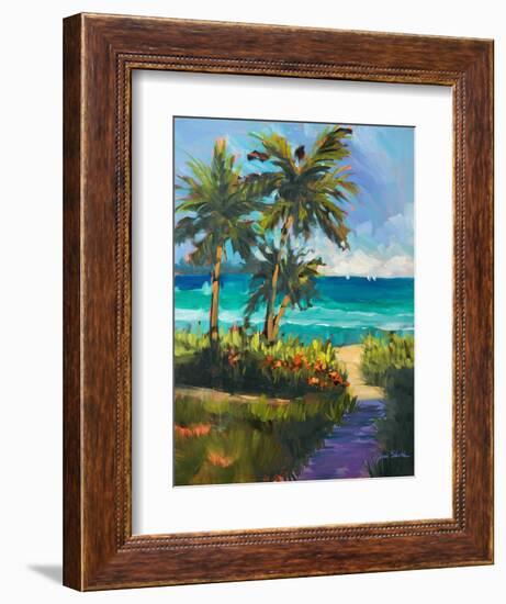 Caribbean View II-Jane Slivka-Framed Art Print