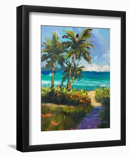 Caribbean View II-Jane Slivka-Framed Art Print