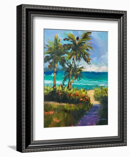 Caribbean View II-Jane Slivka-Framed Art Print