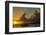 Caribbean, Virgin Islands. Sailboat Moored in Frank Bay at Sunset-Jaynes Gallery-Framed Photographic Print