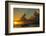 Caribbean, Virgin Islands. Sailboat Moored in Frank Bay at Sunset-Jaynes Gallery-Framed Photographic Print