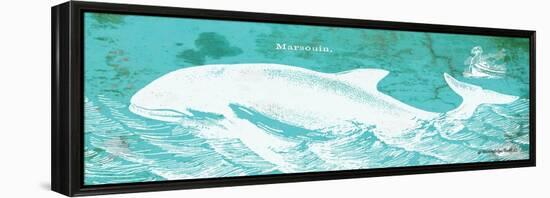 Caribbean Whale II-Gwendolyn Babbitt-Framed Stretched Canvas