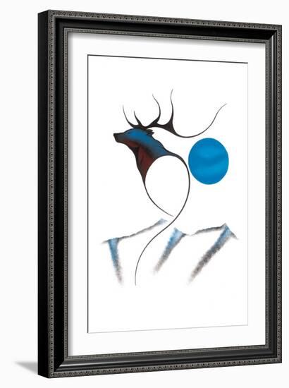 Cariboo Spirit-Isaac Bignell-Framed Art Print