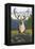 Caribou and Forest-Lantern Press-Framed Stretched Canvas