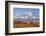 Caribou bull in fall colors with Mount McKinley in the background, Denali National Park, Alaska-Steve Kazlowski-Framed Photographic Print