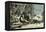 Caribou Hunt Canada 19th Century-null-Framed Premier Image Canvas