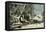 Caribou Hunt Canada 19th Century-null-Framed Premier Image Canvas