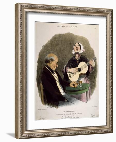 Caricature, 1840-Honore Daumier-Framed Giclee Print