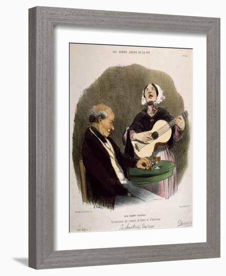 Caricature, 1840-Honore Daumier-Framed Giclee Print