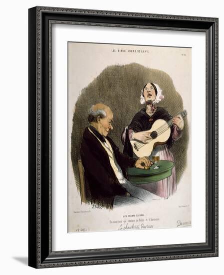 Caricature, 1840-Honore Daumier-Framed Giclee Print