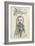 Caricature de Gustave Eiffel, parue dans "le Central"-null-Framed Giclee Print