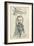 Caricature de Gustave Eiffel, parue dans "le Central"-null-Framed Giclee Print