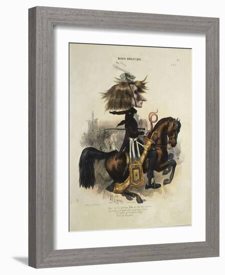 Caricature de Liszt-Alcide Joseph Lorentz-Framed Giclee Print