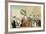 Caricature Depicting the Departure of the Clergy During the French Revolution-null-Framed Giclee Print