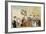 Caricature Depicting the Departure of the Clergy During the French Revolution-null-Framed Giclee Print