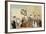 Caricature Depicting the Departure of the Clergy During the French Revolution-null-Framed Giclee Print