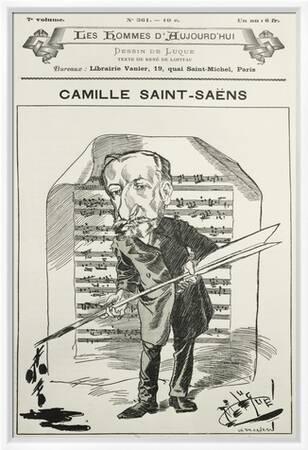 Charles Camille Saint Saens French Composer Pianist Organist