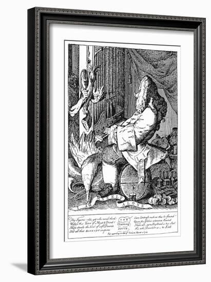 Caricature of George Frideric Handel (1685-175), 1754-null-Framed Giclee Print