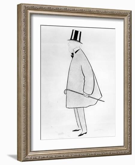 Caricature of Jacques Doucet, C. 1910-1929-Leonetto Cappiello-Framed Giclee Print