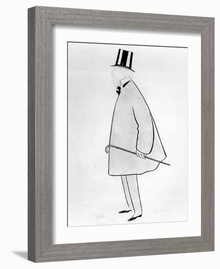 Caricature of Jacques Doucet, C. 1910-1929-Leonetto Cappiello-Framed Giclee Print