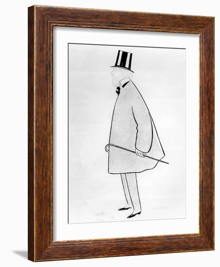 Caricature of Jacques Doucet, C. 1910-1929-Leonetto Cappiello-Framed Giclee Print