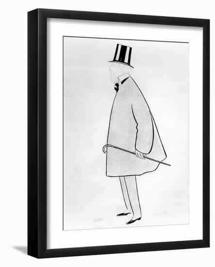 Caricature of Jacques Doucet, C. 1910-1929-Leonetto Cappiello-Framed Giclee Print