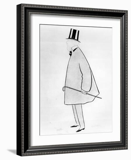 Caricature of Jacques Doucet, C. 1910-1929-Leonetto Cappiello-Framed Giclee Print