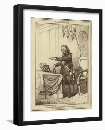 Caricature of John Horne Tooke-James Gillray-Framed Giclee Print