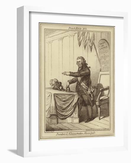 Caricature of John Horne Tooke-James Gillray-Framed Giclee Print