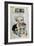 Caricature of Jules Verne from "L'Eclipse," 13th December 1874-André Gill-Framed Giclee Print