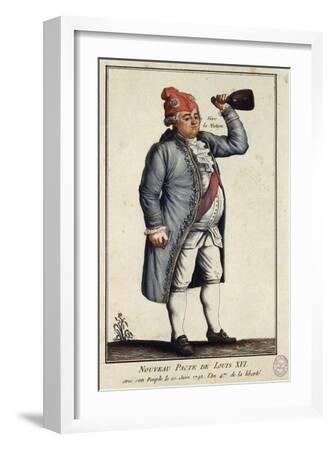 Antique Print-CARICATURE-LOUIS