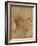 Caricature of the Head of an Old Man, in Profile to the Right, c.1507-Leonardo da Vinci-Framed Giclee Print