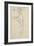 Caricature, violoniste, profil gauche-Pierre Puvis de Chavannes-Framed Giclee Print