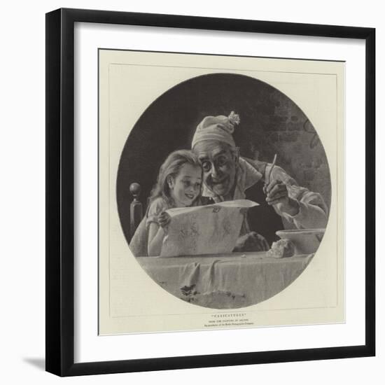 Caricatures-null-Framed Giclee Print