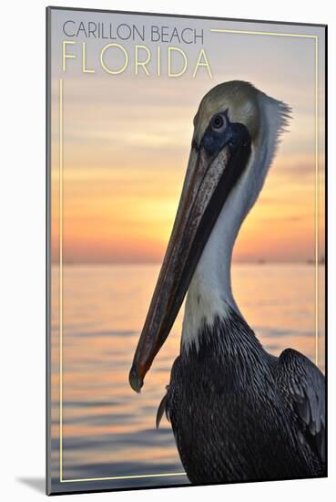 Carillon Beach, Florida - Pelican-Lantern Press-Mounted Art Print