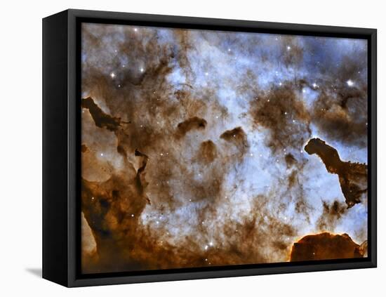 Carina Nebula Star-Forming Pillars-Stocktrek Images-Framed Premier Image Canvas