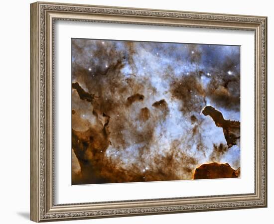 Carina Nebula Star-Forming Pillars-Stocktrek Images-Framed Photographic Print