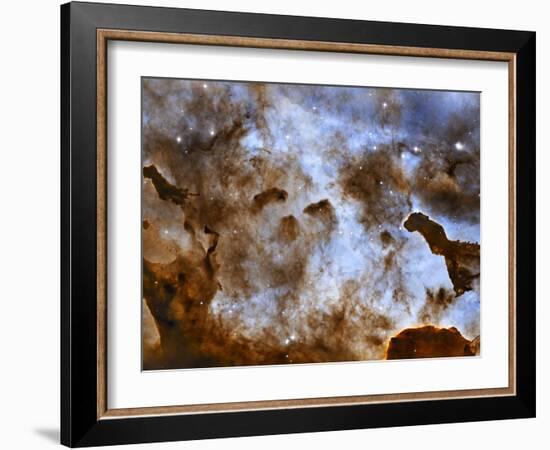 Carina Nebula Star-Forming Pillars-Stocktrek Images-Framed Photographic Print