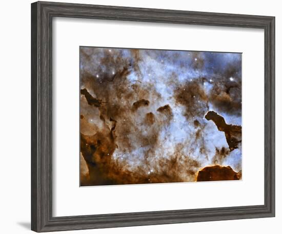 Carina Nebula Star-Forming Pillars-Stocktrek Images-Framed Photographic Print