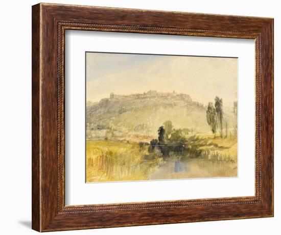 Carisbrooke Castle, Isle of Wight, C.1826-J. M. W. Turner-Framed Giclee Print