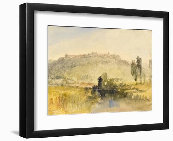 Carisbrooke Castle, Isle of Wight, C.1826-J. M. W. Turner-Framed Giclee Print