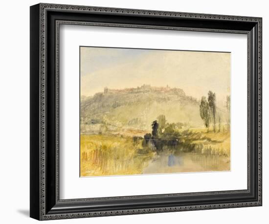 Carisbrooke Castle, Isle of Wight, C.1826-J. M. W. Turner-Framed Giclee Print